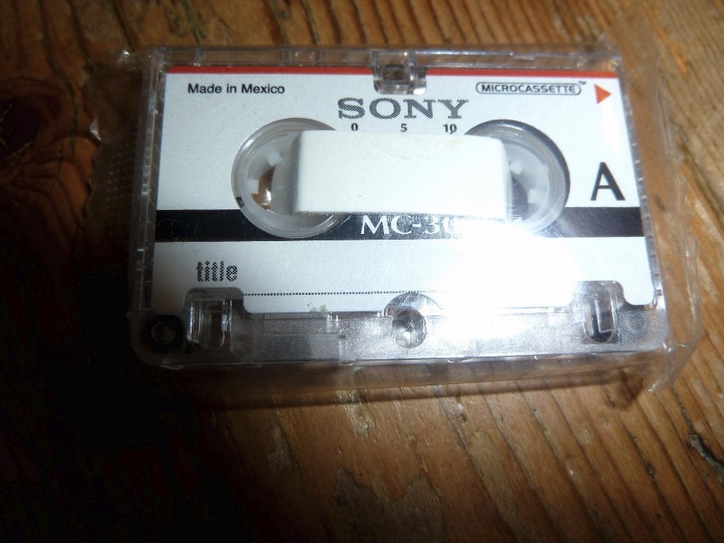 cassette MICROCASSETTE - SONY. M-30 STILL SEALED, Ophalen of Verzenden, Nieuw in verpakking, Overige genres, 1 bandje