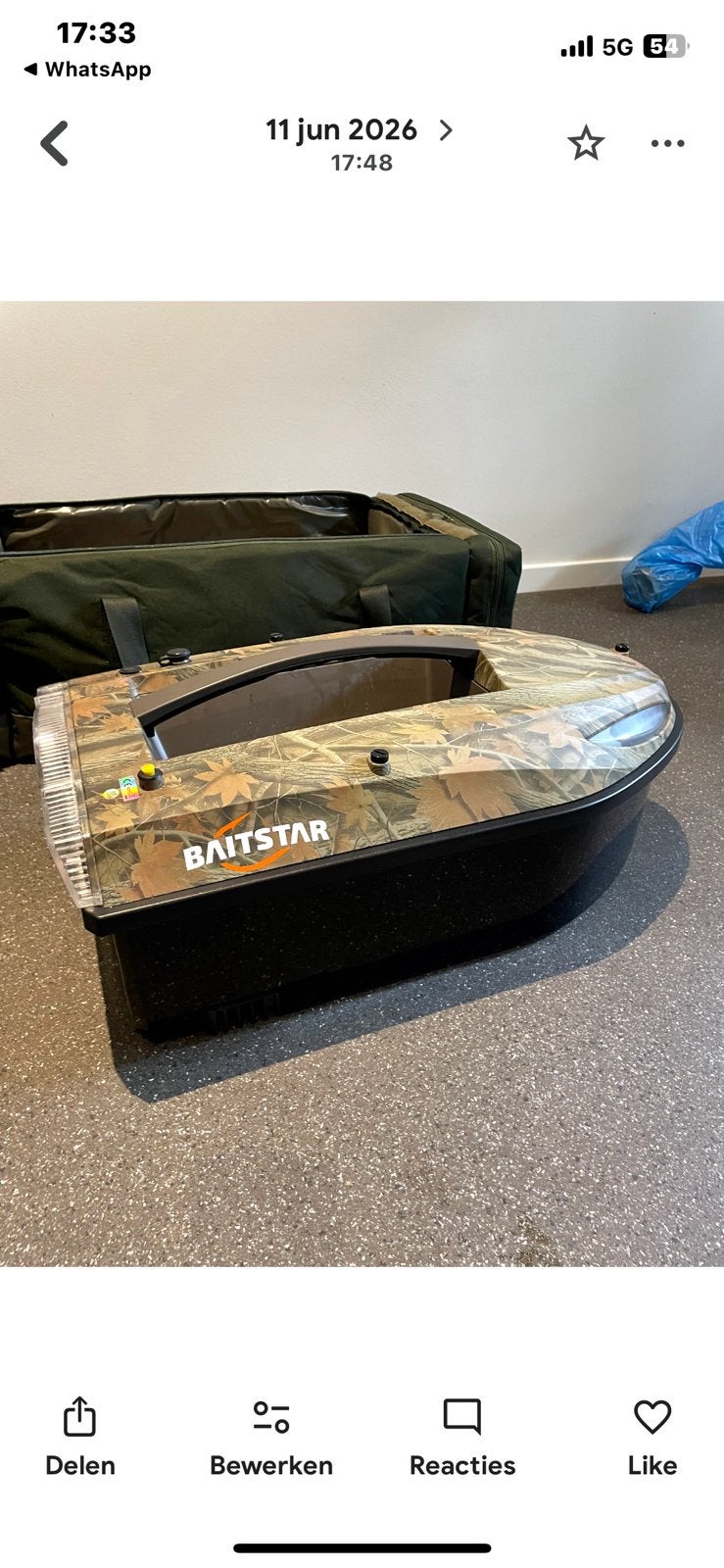 Karper Voerboot Baitstar Pro X, Watersport en Boten, Hengelsport | Karpervissen, Ophalen of Verzenden, Zo goed als nieuw, Overige typen