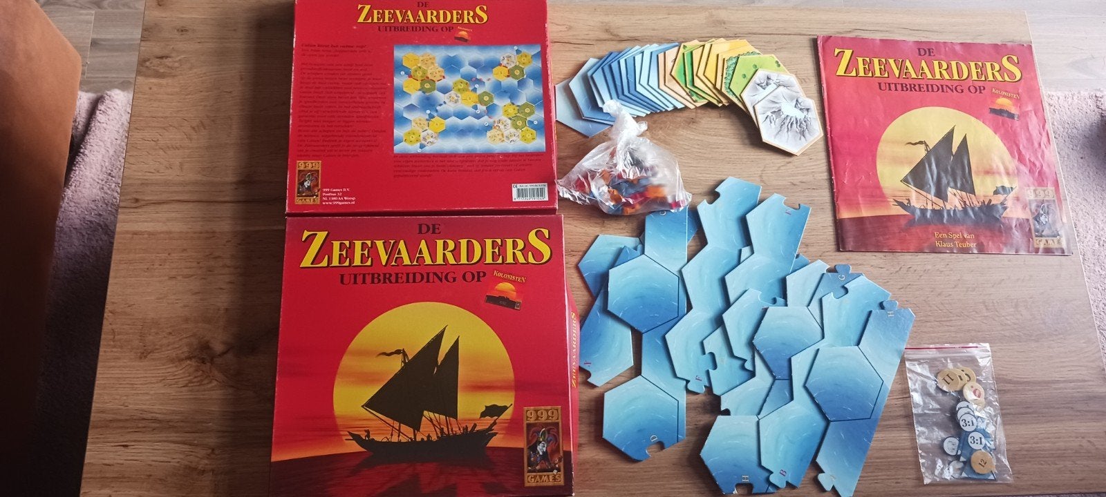 Nr. 24 De Kolonisten van Catan: De Zeevaarders Uitbreiding, Drie of vier spelers, Ophalen of Verzenden, Gebruikt, 999 Games