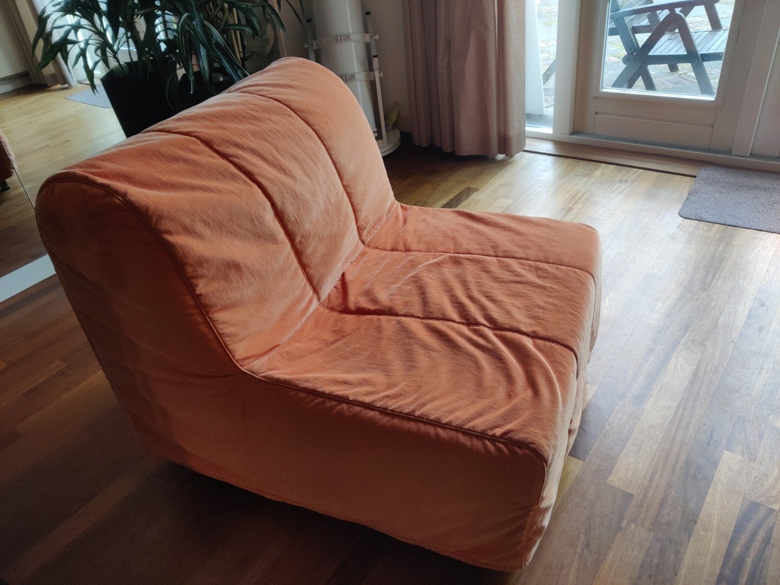 Opklapbaar logeerbed met matras - Zo goed als nieuw, Ophalen, Eenpersoons, Zo goed als nieuw, 80 cm
