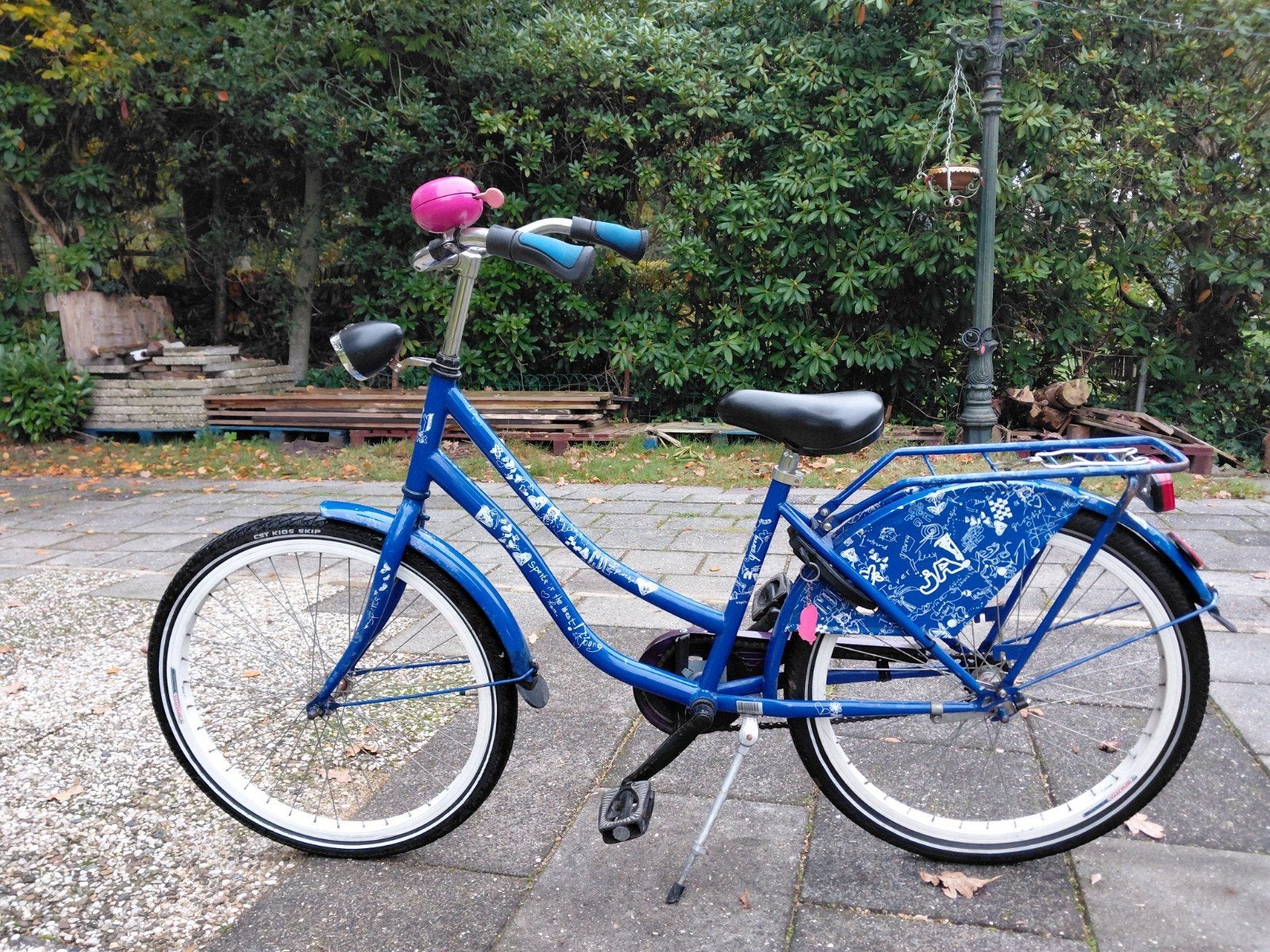 Meisjesfiets, vanaf ongeveer 8 jaar., Ophalen, Terugtraprem, Sparta, Gebruikt