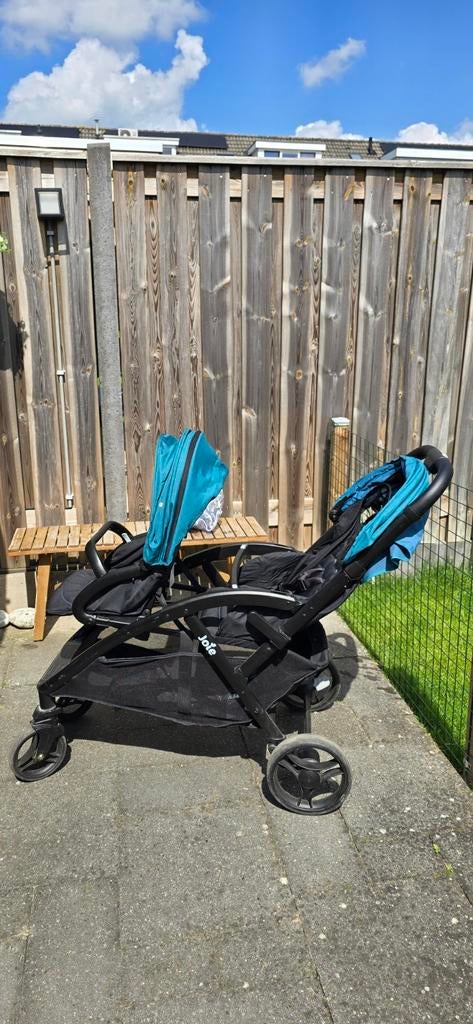 Joie Evalite Duo buggy, Kinderen en Baby's, Buggy's, Ophalen, Zo goed als nieuw, Overige merken, Zonnekap