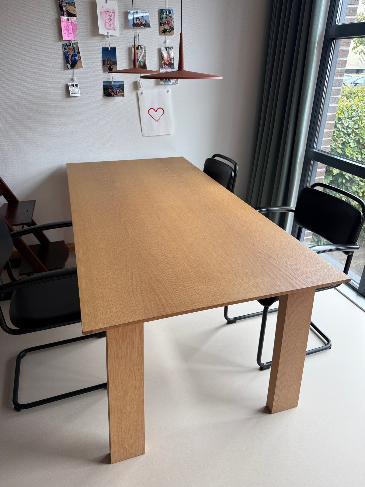 Arco eettafel, 190 x 90 x 75, Huis en Inrichting, Tafels | Eettafels, Ophalen, Eikenhout, 50 tot 100 cm, Zo goed als nieuw