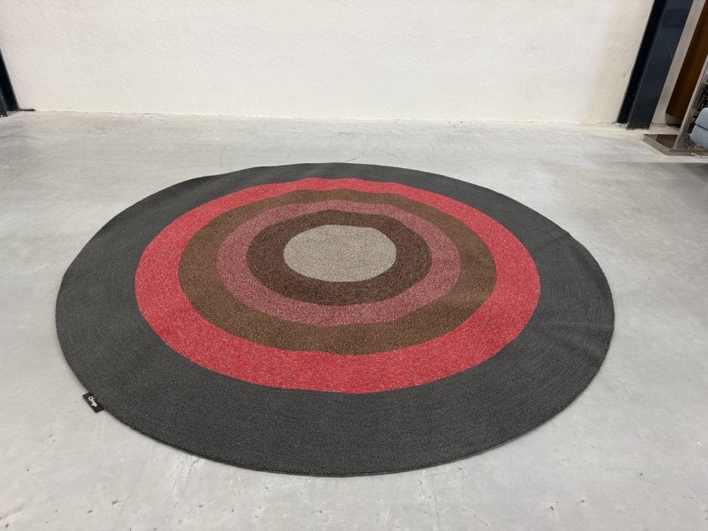 Nieuw Csrugs Circular Vloerkleed Wol Design Tapijt Rond 230, Rood, Csrugs, Ophalen of Verzenden, 200 cm of meer