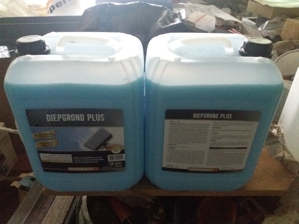 10 liter gipswand impregneer Hornbach Diepgrond 50% KORTING, Ophalen of Verzenden, Nieuw, Overige kleuren, Verf