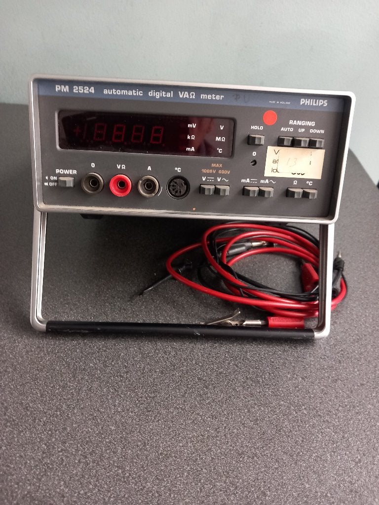 Philips Automatic Digital Meter PM 2524, Doe-het-zelf en Verbouw, Meetapparatuur, Ophalen, Gebruikt, Overige meters