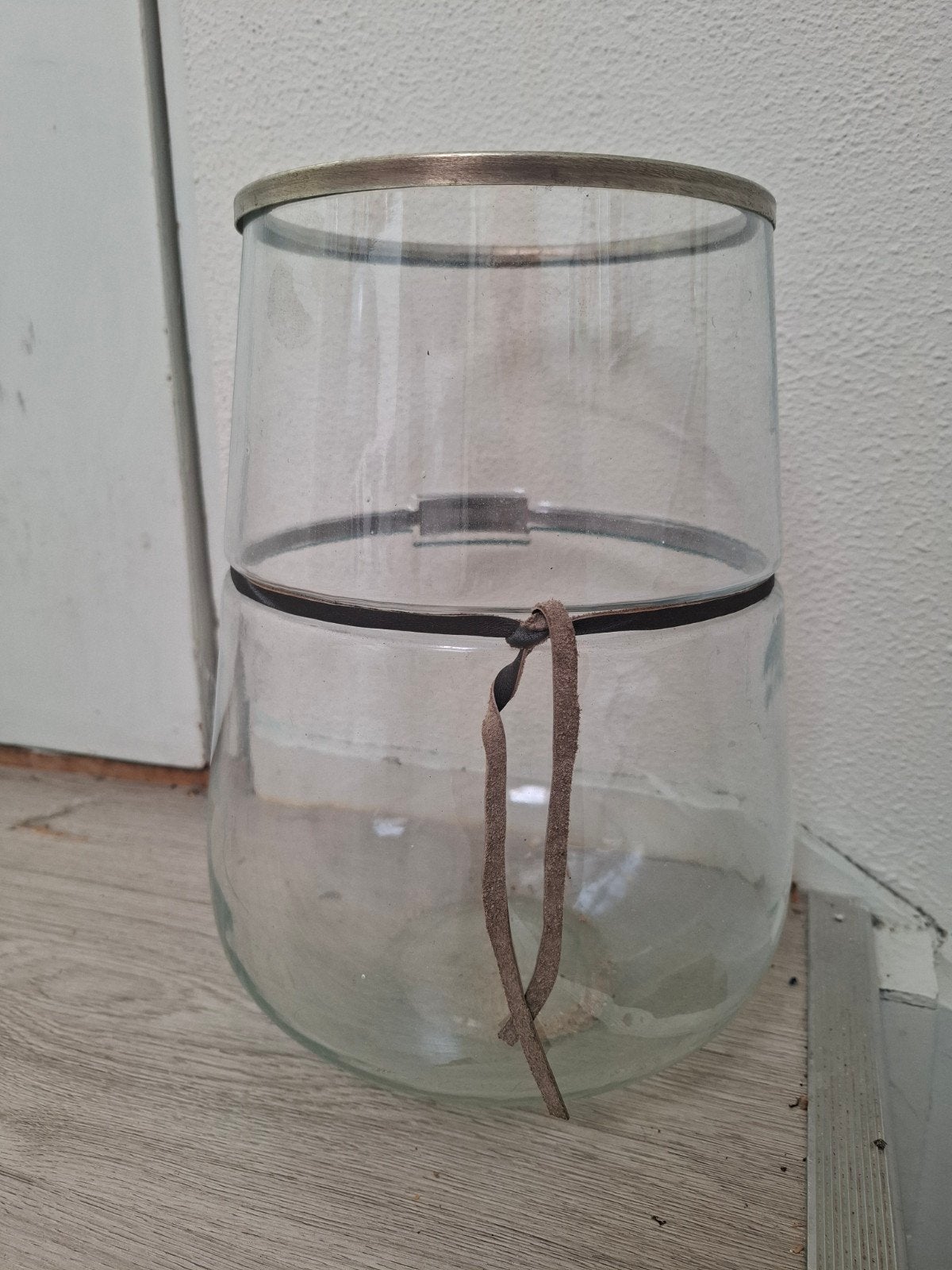 Riviera Maison vaas, gebruikt, Ophalen, Gebruikt, Transparant, Glas