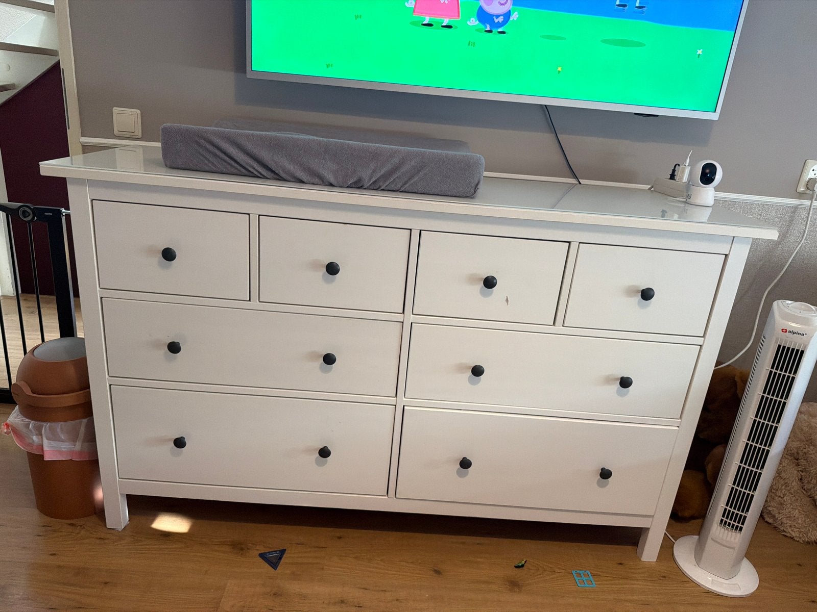 IKEA Hemnes ladekast wit - Ideaal als commode, Kinderen en Baby's, Kinderkamer | Commodes en Kasten, Gebruikt, Commode, 90 tot 105 cm