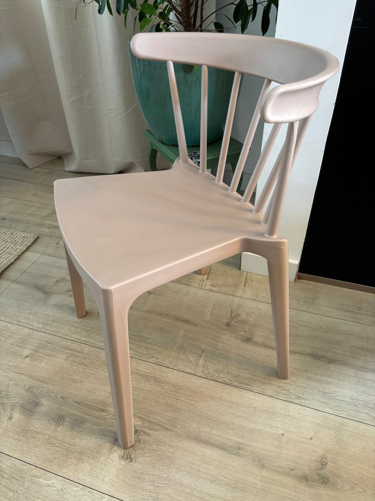 2 Woood stoelen in beige/ grijze kleur, Ophalen, Zo goed als nieuw, Overige kleuren