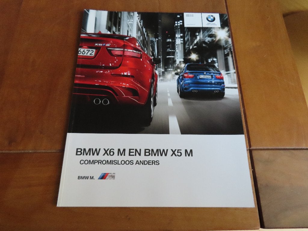 Folder BMW X6 M, BMW X5 M 2009, Ophalen of Verzenden, Zo goed als nieuw, BMW, BMW