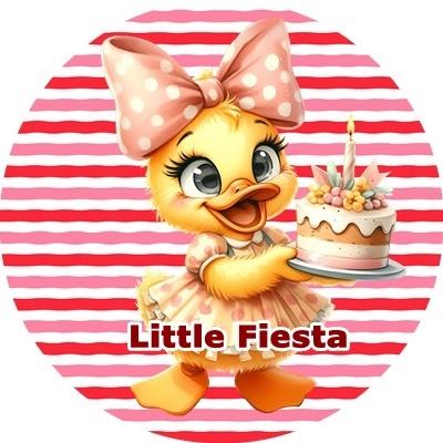 L2230 icing frosting eendje 19cm eetbare taart print, Hobby en Vrije tijd, Taarten en Cupcakes maken, Nieuw, Versiering, Taarten