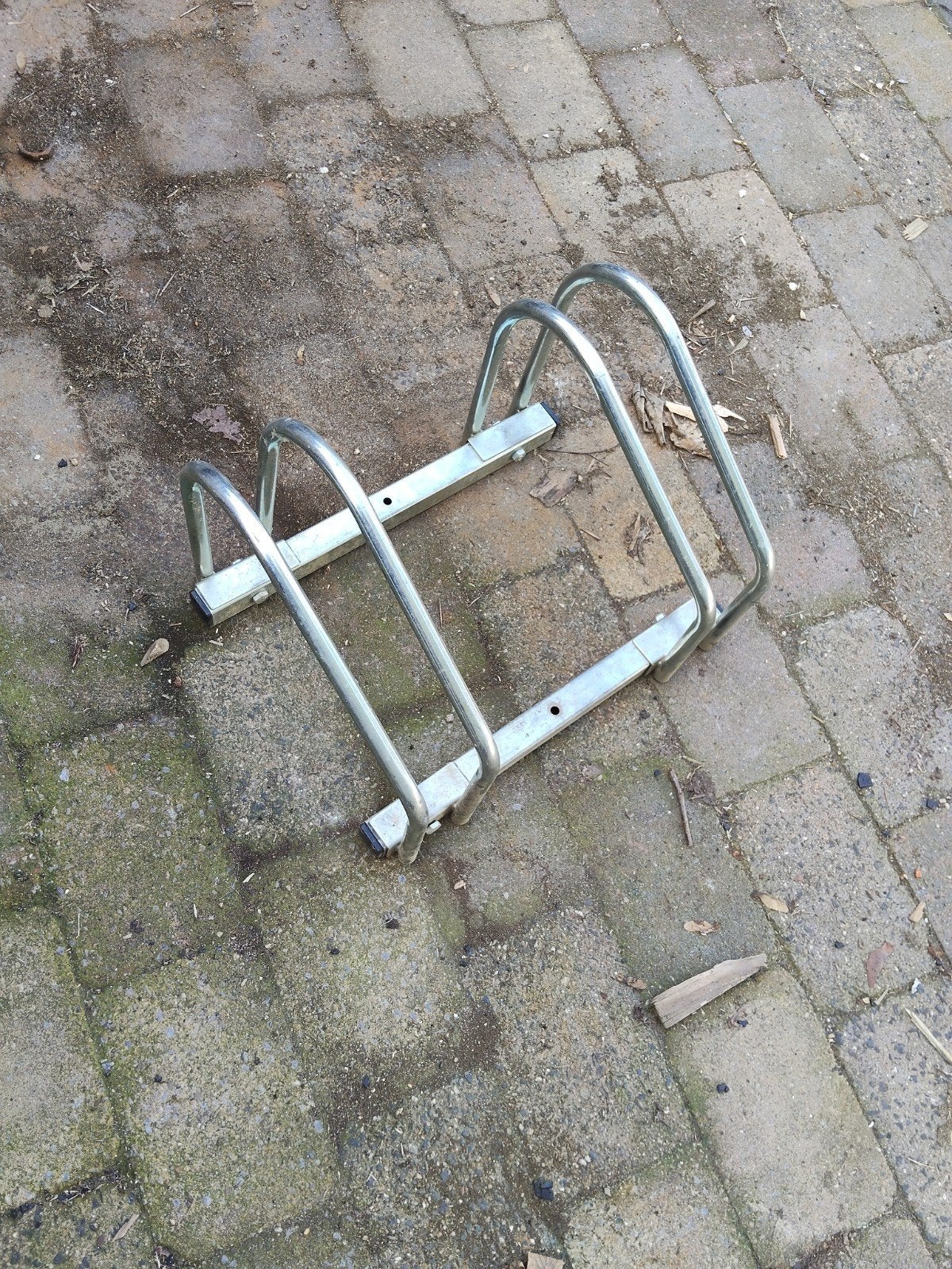 Fietsenrek voor 2 fietsen - Gebruikt, Ophalen, Gebruikt