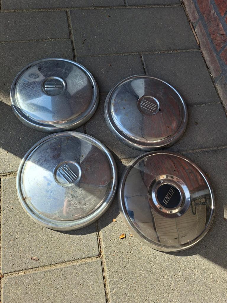 Fiat Oldtimer Wieldeksels, Auto diversen, Wieldoppen, Ophalen of Verzenden, Gebruikt