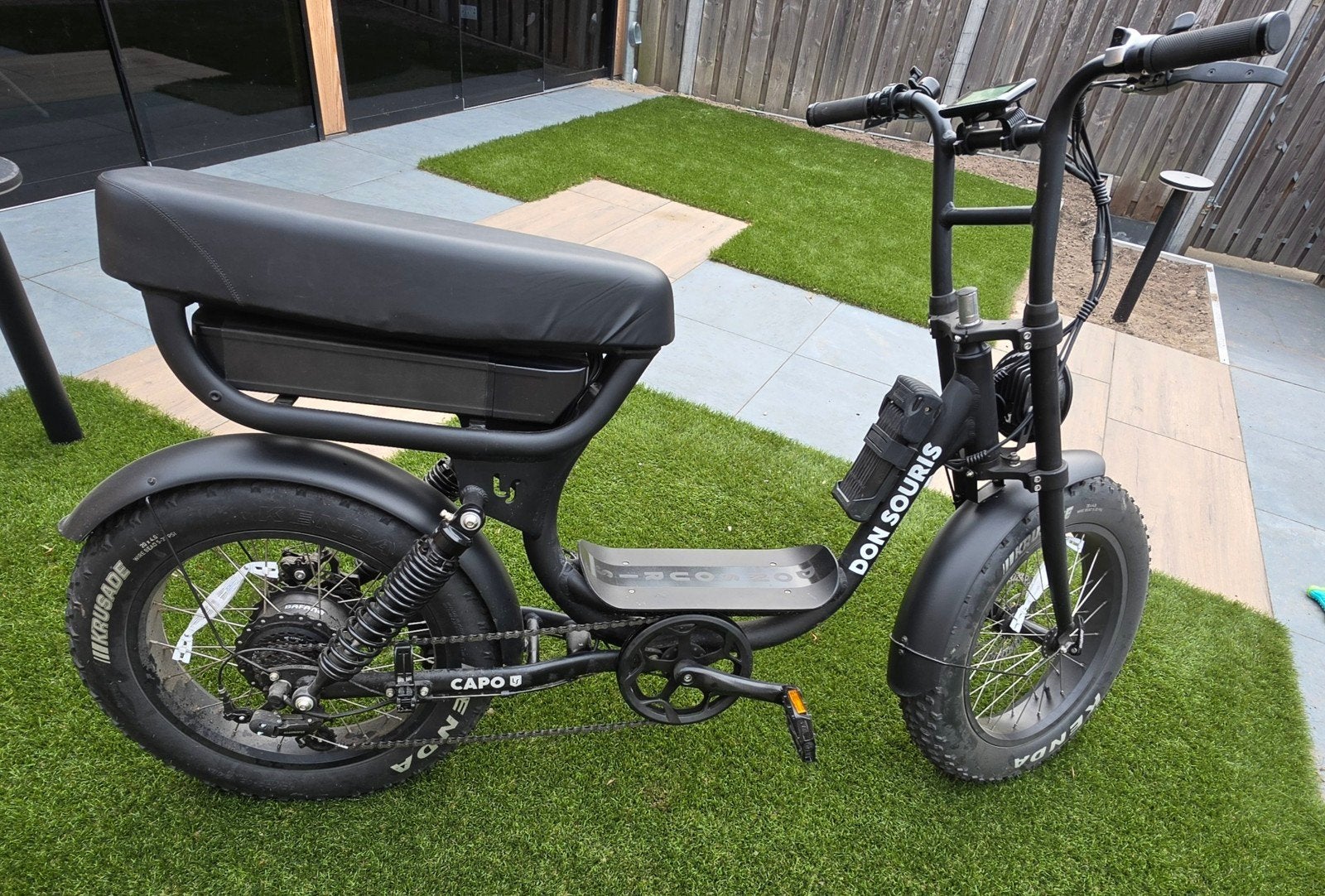 Fatbike met lage instap/Don Souris/E-Bike/Dames Fiets/ZGAN, Ophalen, Zo goed als nieuw, 50 km per accu of meer, Overige merken