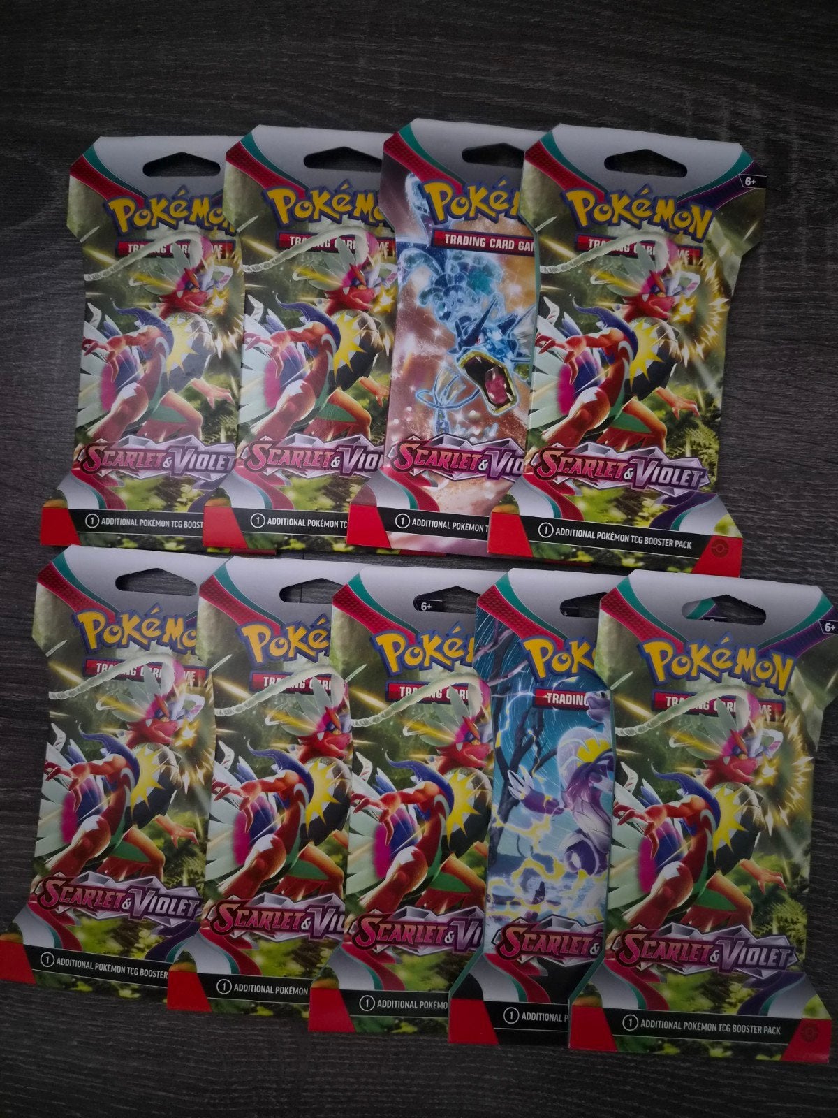 Scarlet & Violet Sleeved Pokemon booster, Ophalen, Nieuw, Booster
