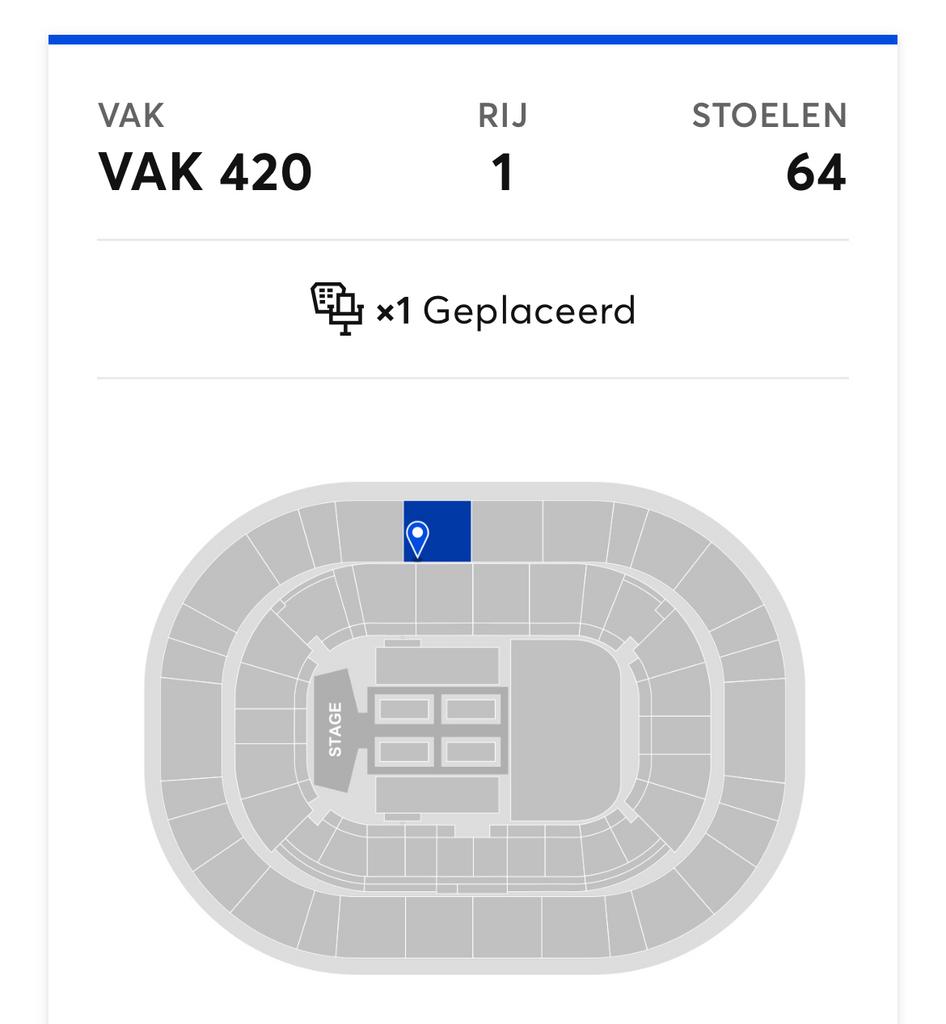 Harry styles concert ticket, Eén persoon, Mei