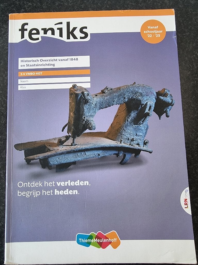 Historisch overzicht vanaf 1848 en Staatsinrichting, Boeken, Ophalen of Verzenden, Zo goed als nieuw, VMBO, Geschiedenis