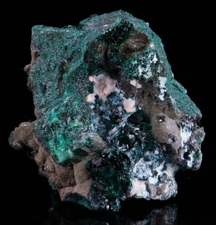 KOLWEZIET + MALACHIET + VESIGNEIET uit DR.Congo., Ophalen of Verzenden, Mineraal