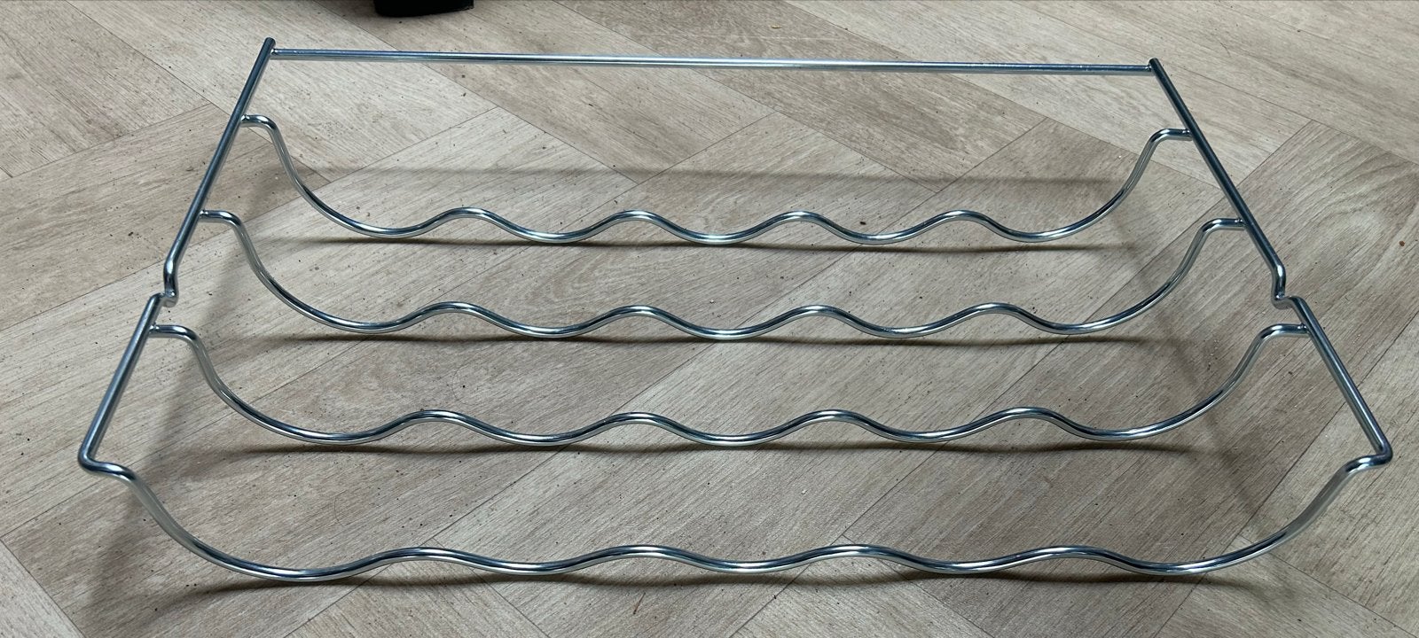 IKEA flessenrek / wijnrek voor in de koelkast, Ophalen, Zo goed als nieuw, Minder dan 5 flessen, Metaal
