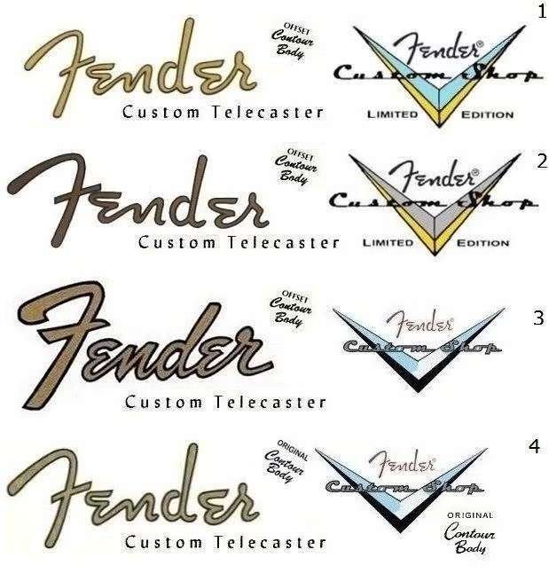 Custom Telwcaster decals keuze uit 4 stuks, Muziek en Instrumenten, Ophalen of Verzenden, Nieuw, Elektrische gitaar
