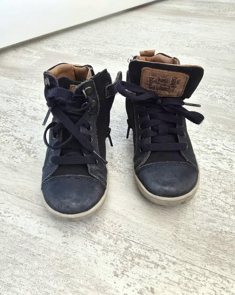 Donkerblauwe schoenen voor jongens, Kinderen en Baby's, Gebruikt, Keq, Schoenen, Ophalen of Verzenden