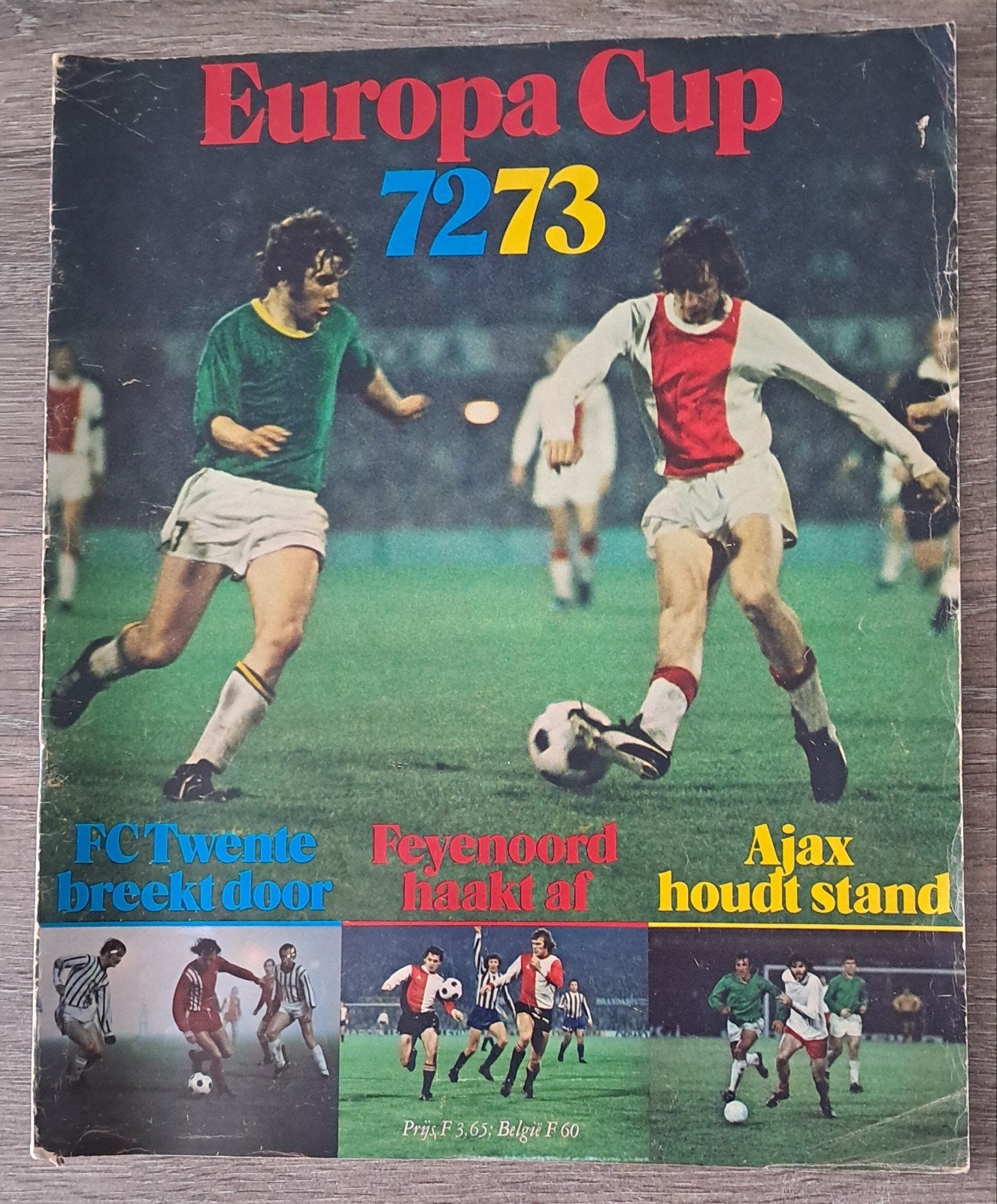 Europa Cup 72/73 Voetbal Magazine - Historisch Document, Ophalen of Verzenden, Boek of Tijdschrift
