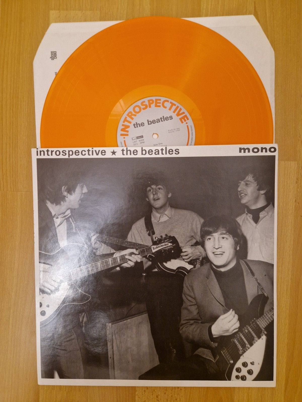 The Beatles - Introspective (1991) Oranje Vinyl Bootleg, LP, Ophalen of Verzenden, Zo goed als nieuw, 12 inch