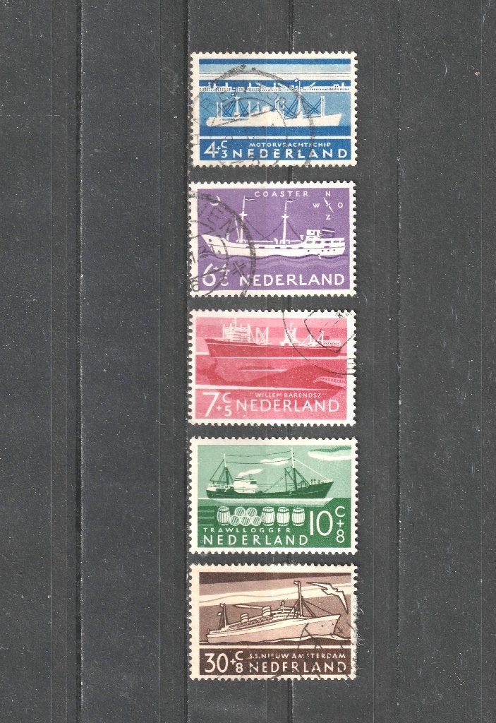 nvph 688-92 Zomerzegels 1957, Ophalen of Verzenden, Na 1940, Gestempeld