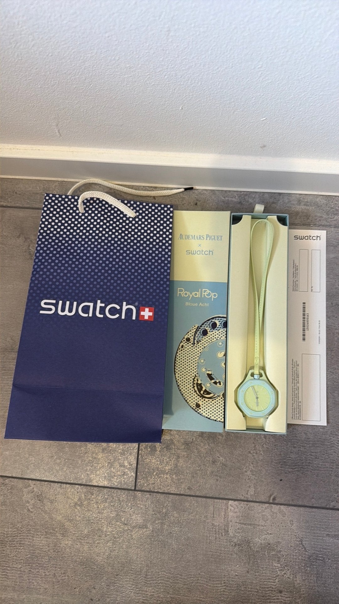 AP x Swatch, Ophalen of Verzenden, Nieuw, Kunststof, Swatch
