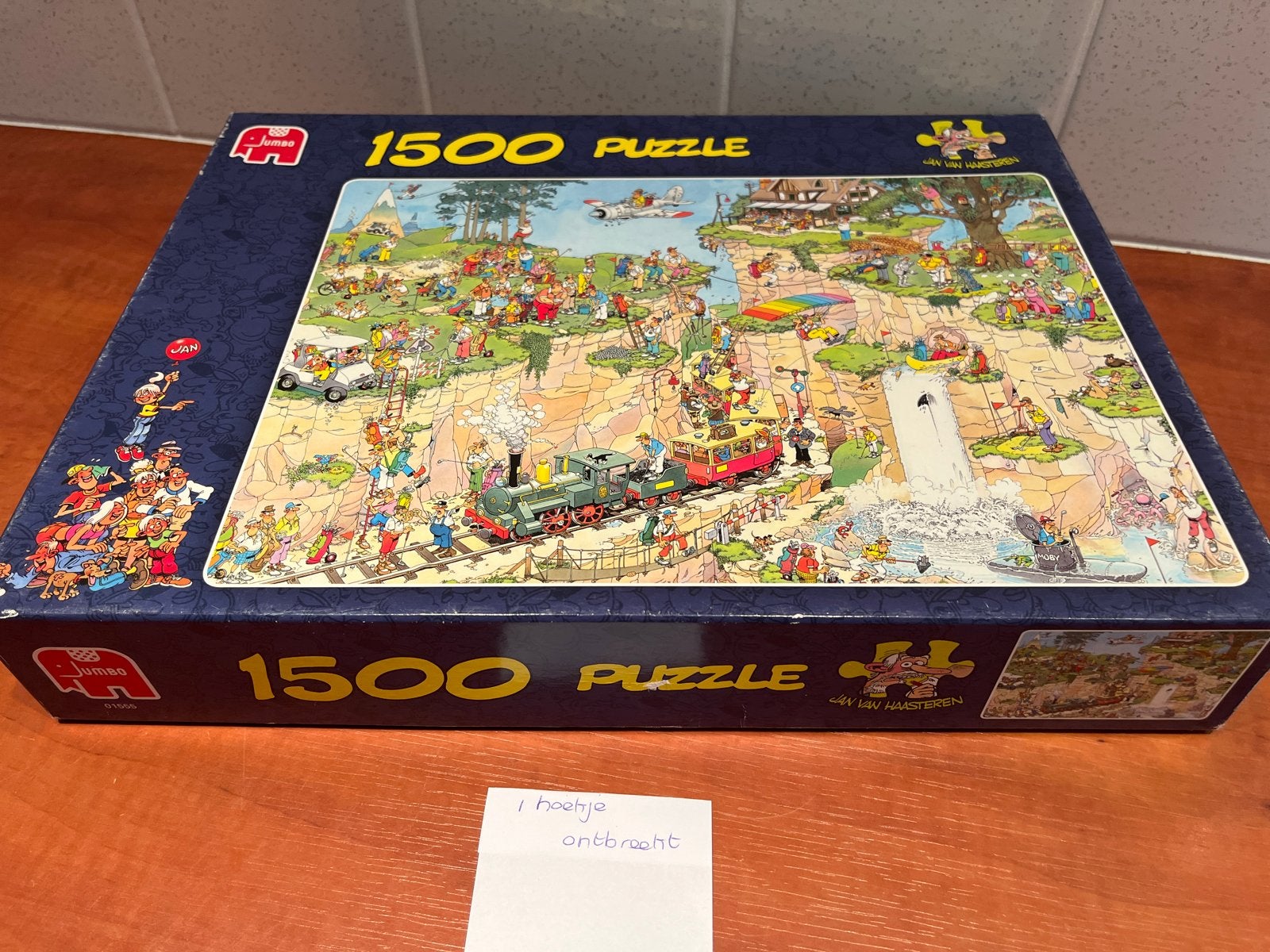 Jan van Haasteren Legpuzzel - The Golf Course - 1500 stukjes, Ophalen of Verzenden, 500 t/m 1500 stukjes, Zo goed als nieuw, Legpuzzel