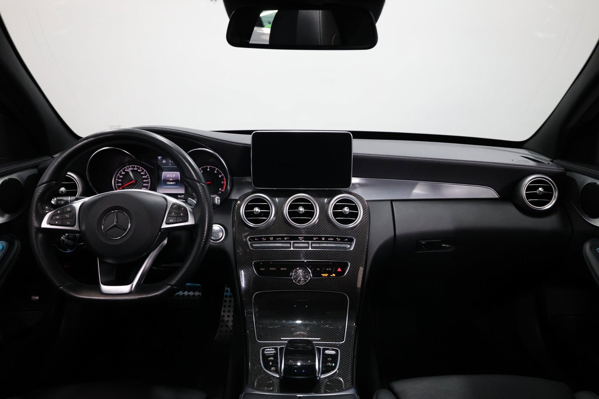 Mercedes-Benz C-klasse 450 / 43 AMG 4MATIC 367+PK LED/SFEER/, Dealer onderhouden, Euro 6, 367 pk, Leder