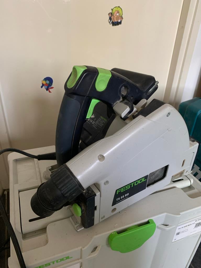 Festool TS 55 RQ Invalzaag - Krachtige Precisie, Invalzaag, Ophalen of Verzenden, Zo goed als nieuw, 30 tot 70 mm