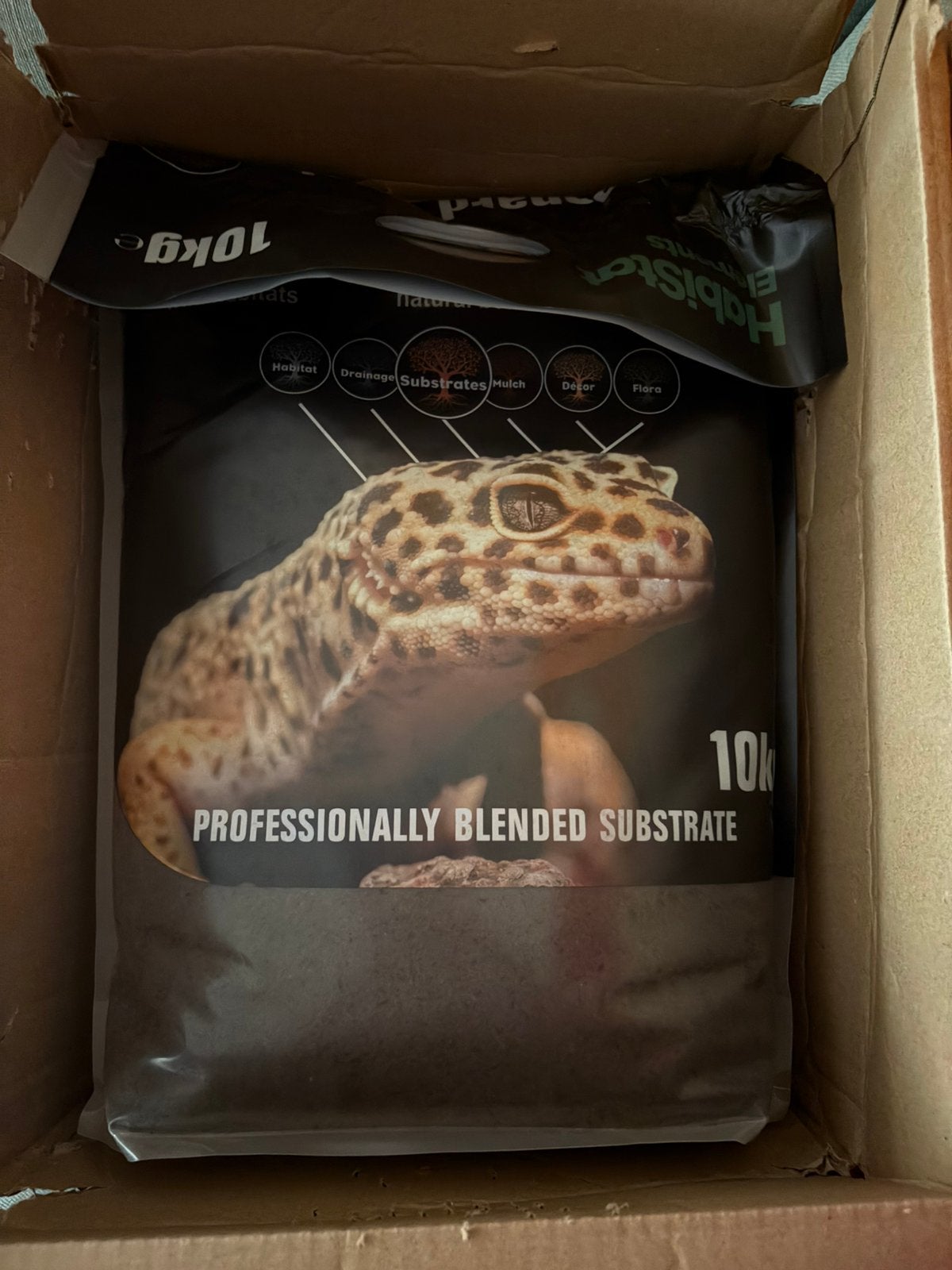 Terrarium bodembedekking, 0 tot 2 jaar
