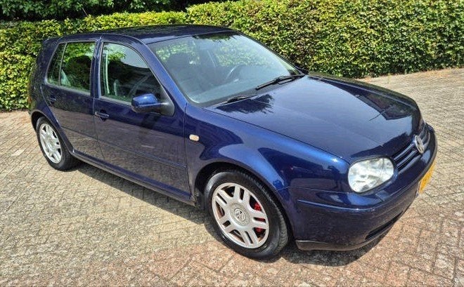 🟢Volkswagen Golf 1.8 20V Turbo GTI 150Pk/Recaro/1eEig✅️, Auto's, Volkswagen, Zwart, 4 cilinders, 150 pk, Blauw