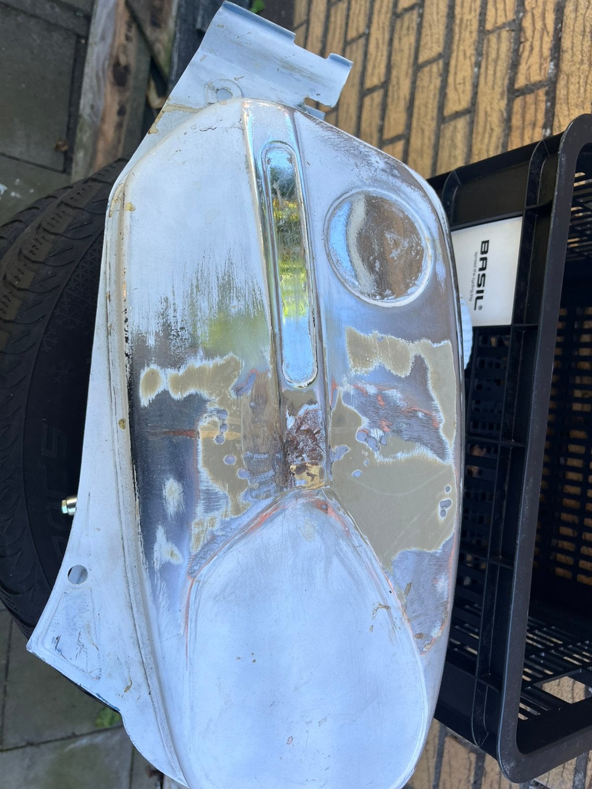 Tank zundapp 517 met wat werk, Fietsen en Brommers, Verzenden, Gebruikt, Tank