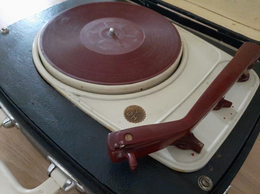 Erres Van Der Heem PS 10 koffer platenspeler., Antiek en Kunst, Ophalen of Verzenden
