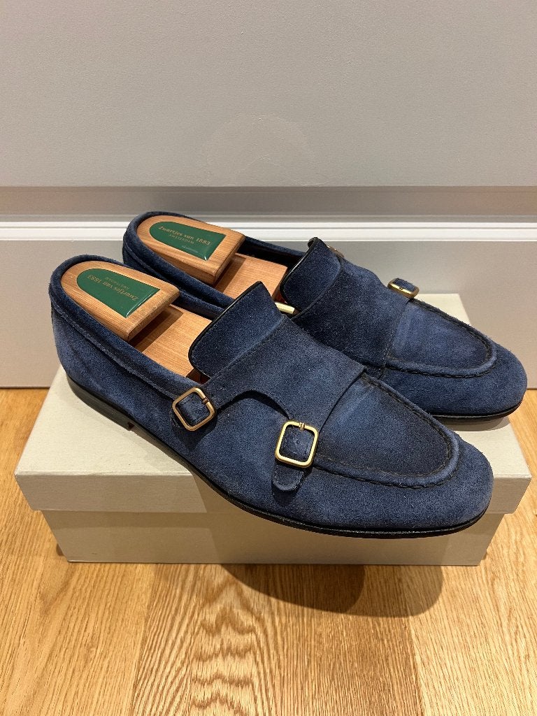 Santoni Buckle Loafers | UK 9.5 | (387), Kleding | Heren, Loafers, Zo goed als nieuw, Santoni, Verzenden