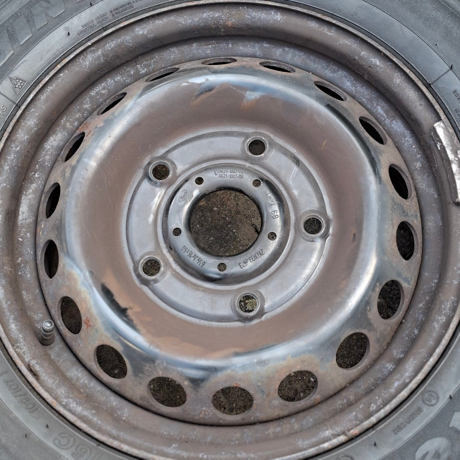 4 wielen met wieldoppen, Ophalen, 16 inch, Banden en Velgen, Zomerbanden