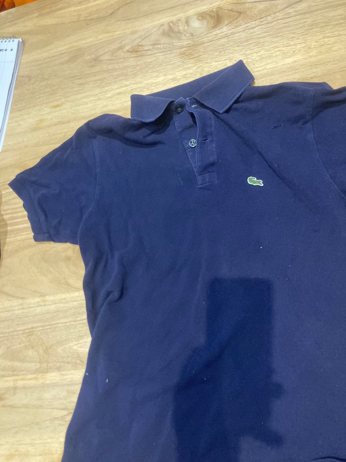 Lacoste polo blauw maat 16 176cm, Ophalen of Verzenden, Gebruikt, Jongen, Shirt of Longsleeve