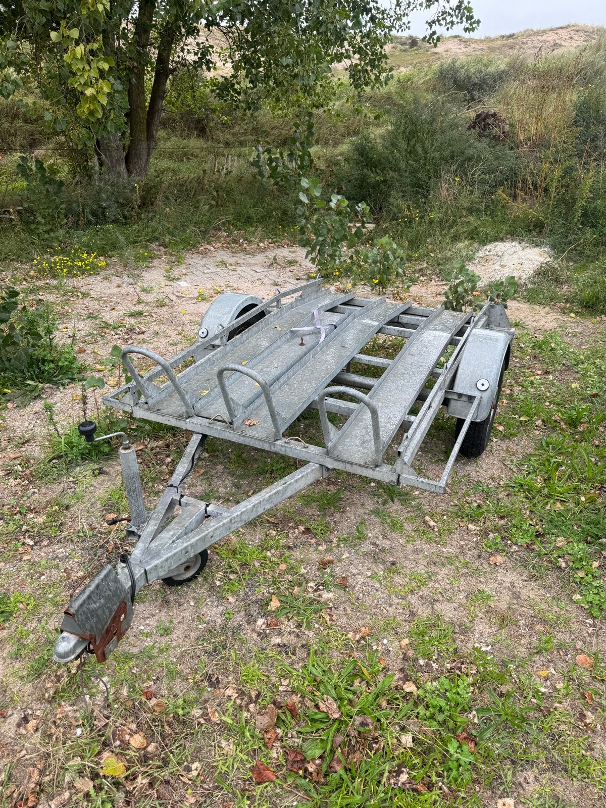 Motor trailer 2.30m lang, 1.75m breed, Ophalen, Zo goed als nieuw