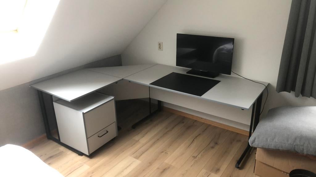 Ivm verhuizing: mooi groot buro zgan, Ophalen of Verzenden, Zo goed als nieuw