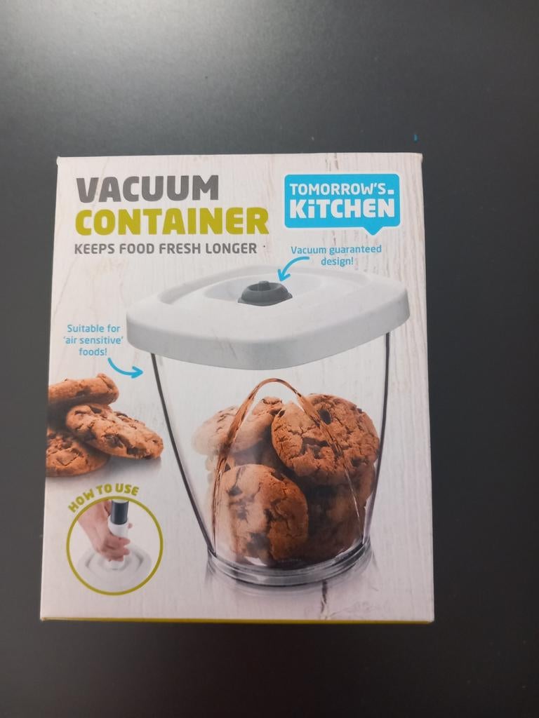 Tomorrow's Kitchen Vacuümcontainer 1.3L nieuw, Huis en Inrichting, Keuken | Keukenbenodigdheden, Nieuw, Ophalen of Verzenden