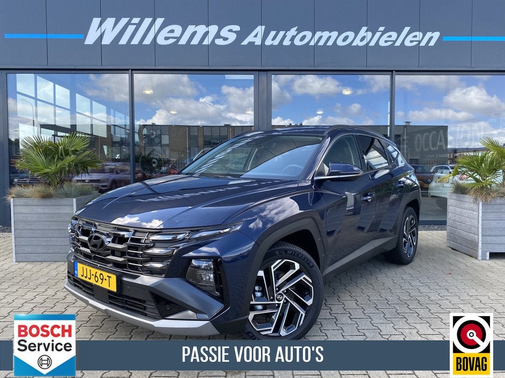Hyundai Tucson 1.6 T-GDI PHEV Comfort Smart Adaptive Cruise, Auto's, Hyundai, Stof, Met garantie (alle), Blauw, Bedrijf