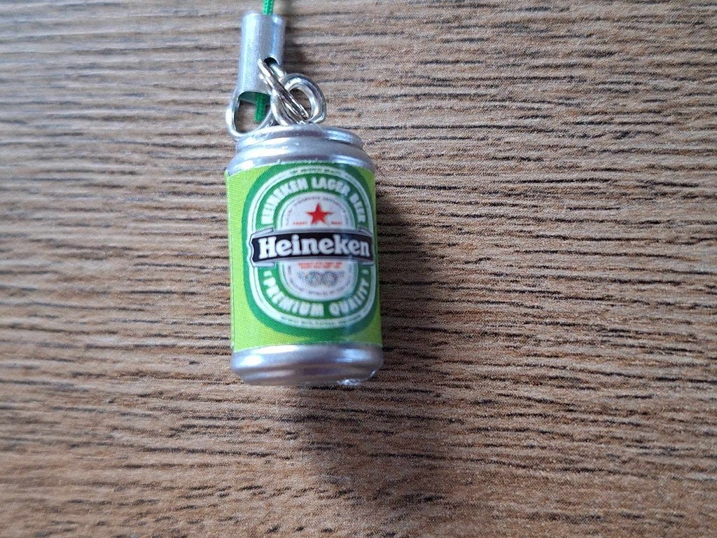 Telefoonhanger : Blikje Heineken !!, Info@keycharms.nl, Nieuw, Medemblik, Telefoonhanger of Accessoire