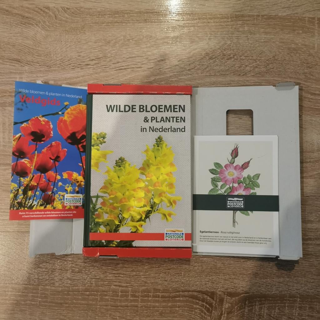 Wilde bloemen & planten in Nederland - Veldgids & ansichtkaa, Boeken, Ophalen of Verzenden, Nieuw, Bloemen, Planten en Bomen, Onbekend