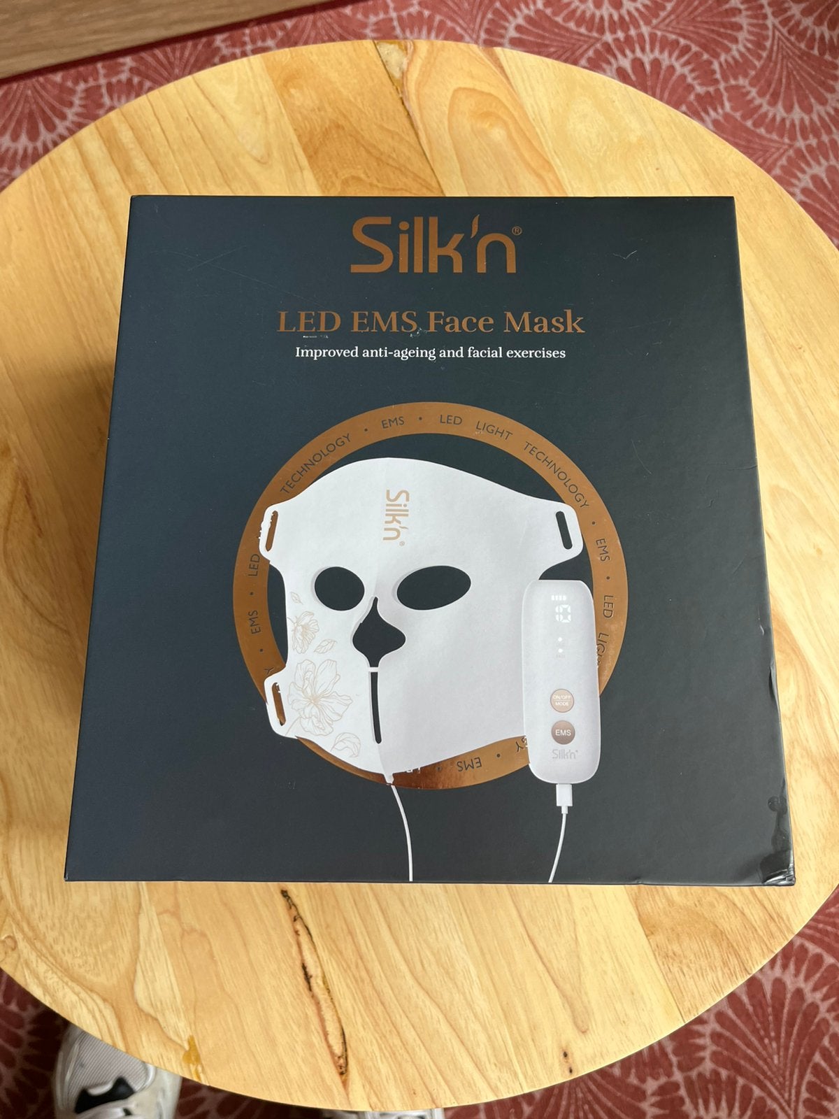 Silk’n LED EMS Face Mask, Ophalen of Verzenden, Zo goed als nieuw, Gehele gezicht