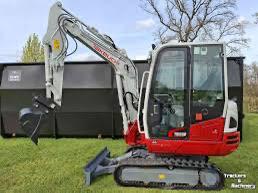 GEZOCHT Takeuchi 230, met sloop/sorteerfunctie, Hobby en Vrije tijd, Ophalen of Verzenden
