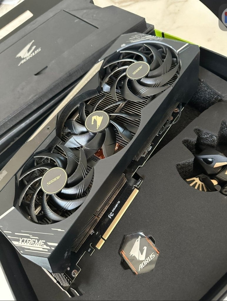 RTX 3080 TI AORUS XTREME, GDDR6, PCI-Express 4, Ophalen of Verzenden, Zo goed als nieuw
