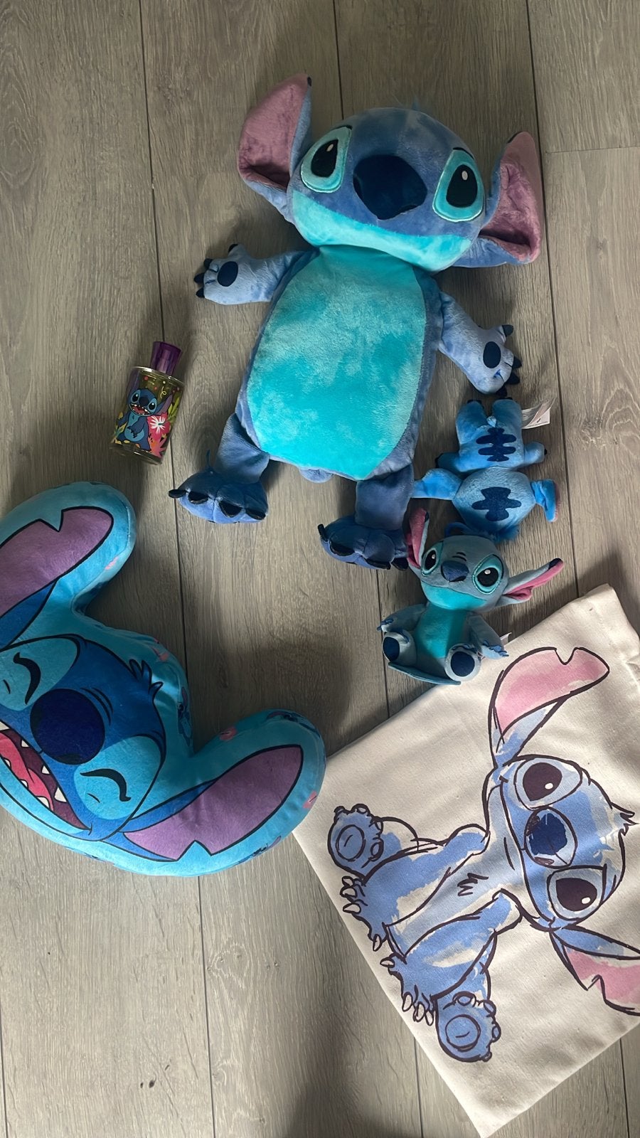 Grote Stitch collectie: knuffels, beeldjes, stickers en meer, Gebruikt, Disney, Overige typen, Blauw