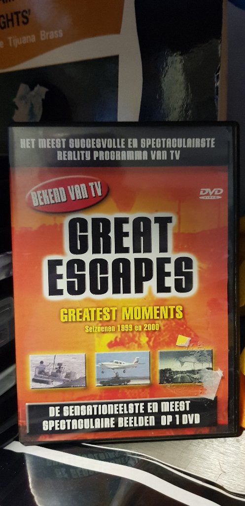 dvd Great escapes (Z227-168), Alle leeftijden, Ophalen of Verzenden, Zo goed als nieuw